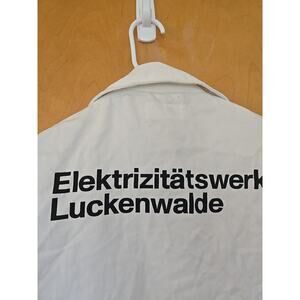 Universal Works Chore Jacket XS E WERK Luckenwalde WHITE Employee Merch Rare